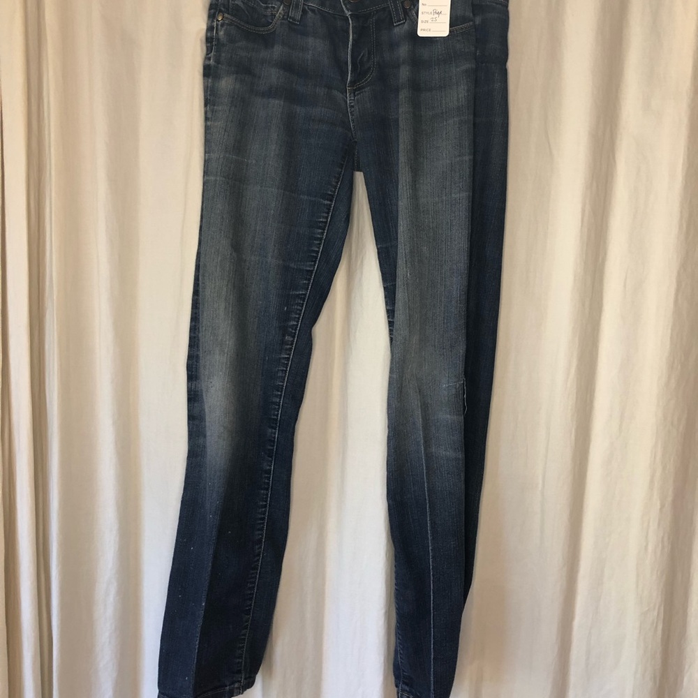 Paige dark Wash Straight Leg Women's Jeans